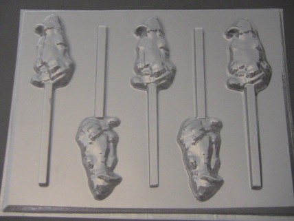 1420 Baseball Boy Outfielder Chocolate or Hard Candy Lollipop Mold